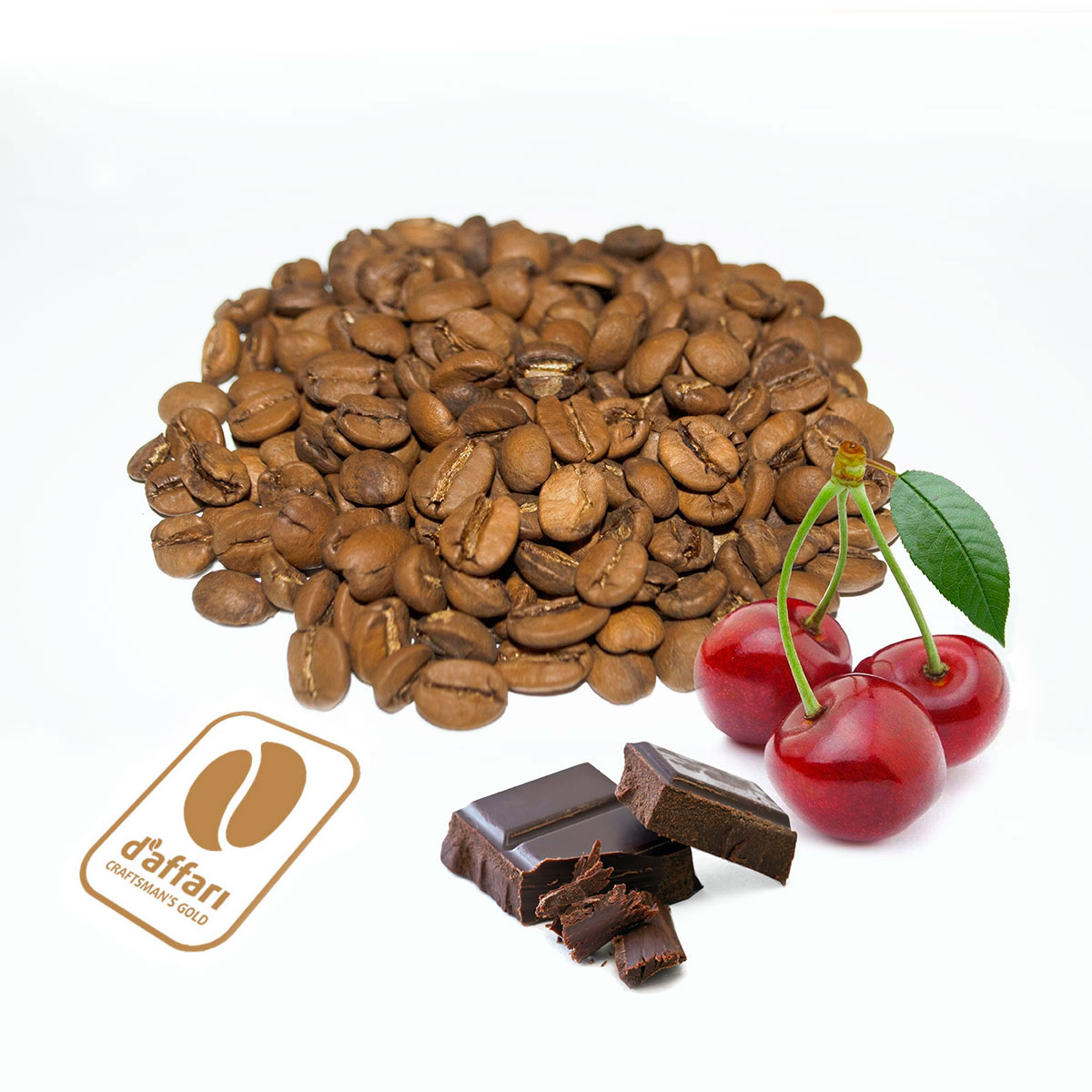 Кофе свежеобжаренный D"Affari Вишня в шоколаде, 250 гр (6601/1)
